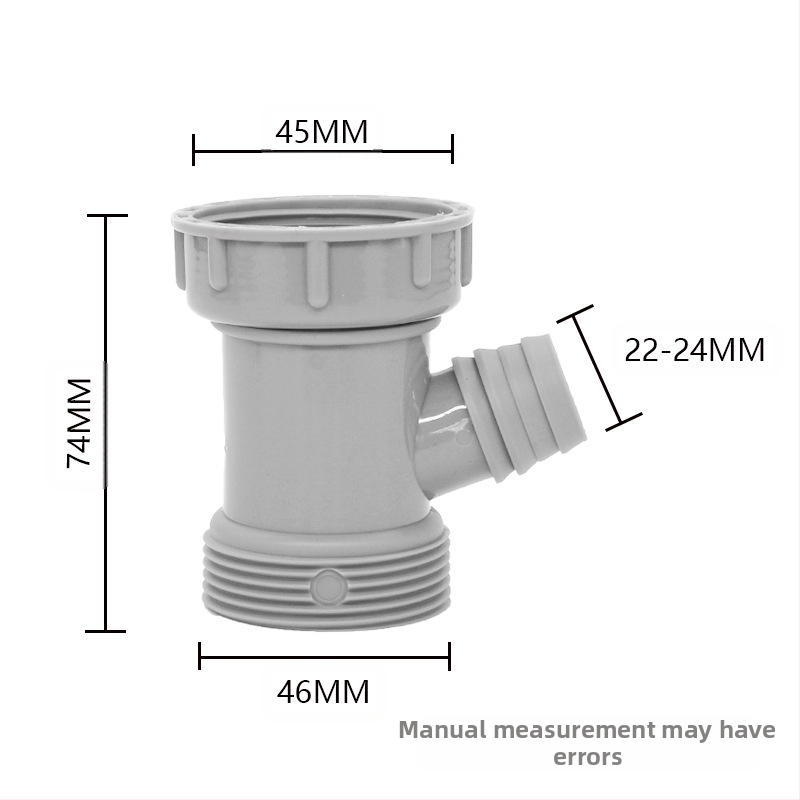 Αξεσουάρ αποχέτευσης νεροχύτη με διπλή κεφαλή, μοντέλο 45/58, υλικό: άλλο, σχέδιο: άλλο