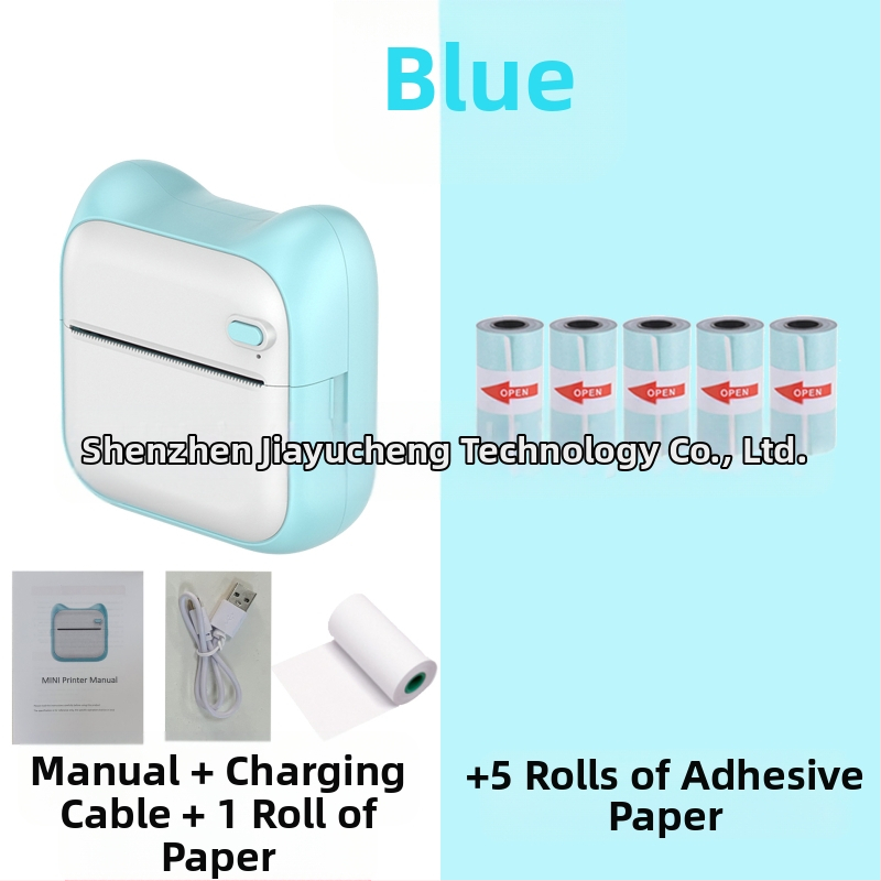 GOTOOGO USB θερμικός φωτοεκτυπωτής 57mm – φορητός τσέπης για μαθητές, συμβατός με Android και iOS