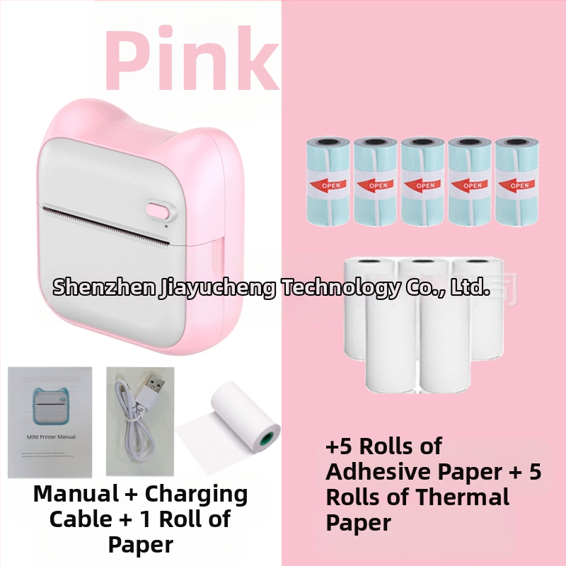 GOTOOGO USB θερμικός φωτοεκτυπωτής 57mm – φορητός τσέπης για μαθητές, συμβατός με Android και iOS