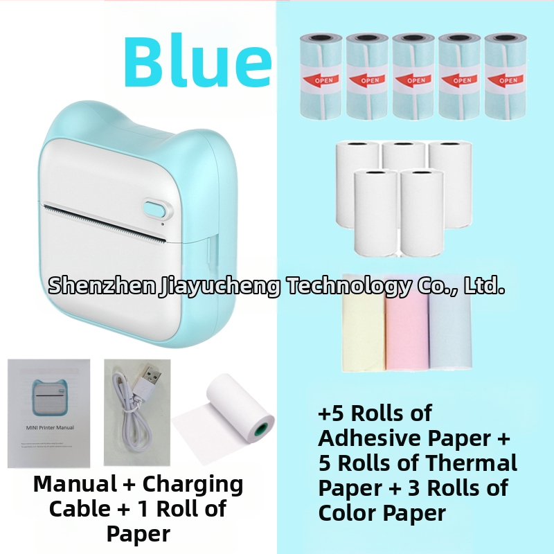 GOTOOGO USB θερμικός φωτοεκτυπωτής 57mm – φορητός τσέπης για μαθητές, συμβατός με Android και iOS