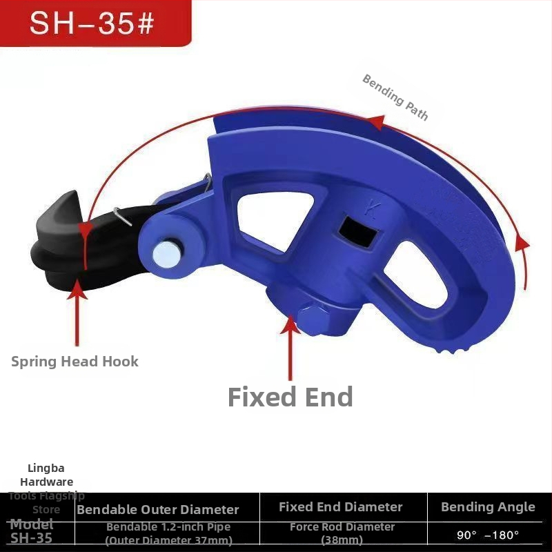 Χειροκίνητο εργαλείο κάμψης σωλήνων για χαλκό, χάλυβα, γαλβανισμένες και σιδερένιες σωλήνες (KBG/IDG)