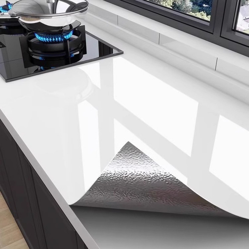 Αυτοκόλλητο Τοίχου Κουζίνας – PVC, Αδιάβροχο, Λίπος-Αντοχής, 5+ Τεμάχια, Εφέ Μαρμάρινων Πλακιδίων