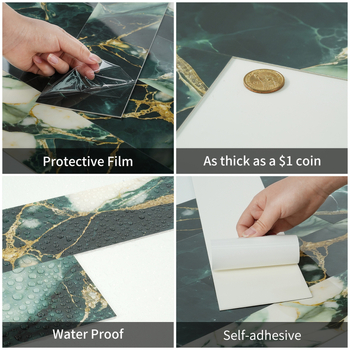 PET αυτοκόλλητο τοίχου για κουζίνα και σαλόνι, αυτοκόλλητο, αδιάβροχο, ανθεκτικό σε λιπαρούς λεκέδες και μόλυνση, σχέδια: ριγέ ή μονόχρωμο, σετ 5+ τεμαχίων, μοντέρνος μινιμαλιστικός 3D σχεδιασμός