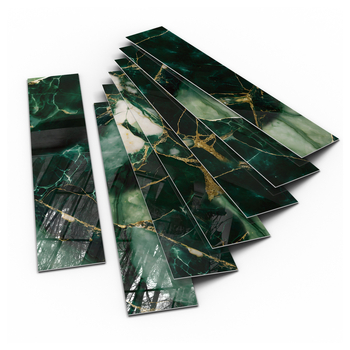 PET αυτοκόλλητο τοίχου για κουζίνα και σαλόνι, αυτοκόλλητο, αδιάβροχο, ανθεκτικό σε λιπαρούς λεκέδες και μόλυνση, σχέδια: ριγέ ή μονόχρωμο, σετ 5+ τεμαχίων, μοντέρνος μινιμαλιστικός 3D σχεδιασμός