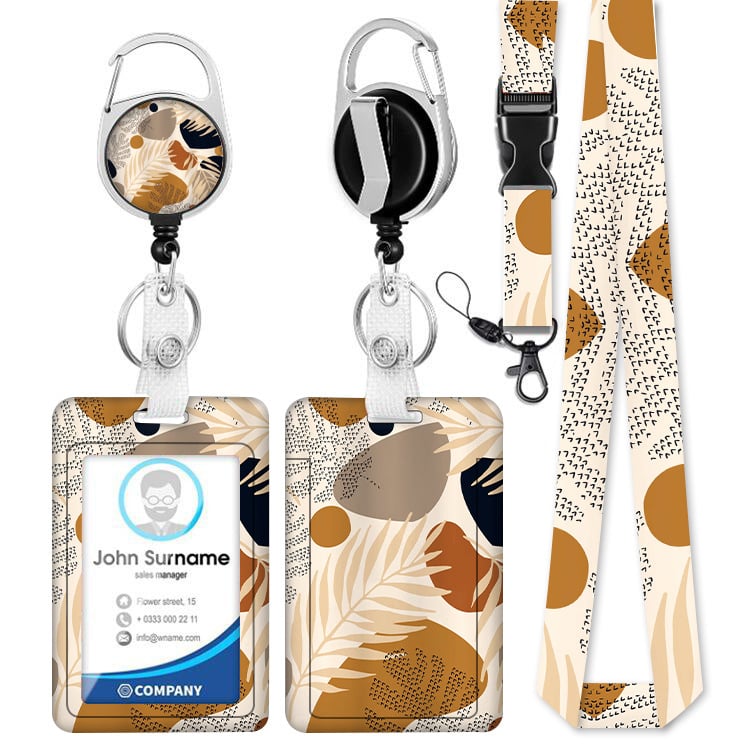 Държач за карти Tianjia, полиестер, креативен унисекс стил, индивидуално опакован