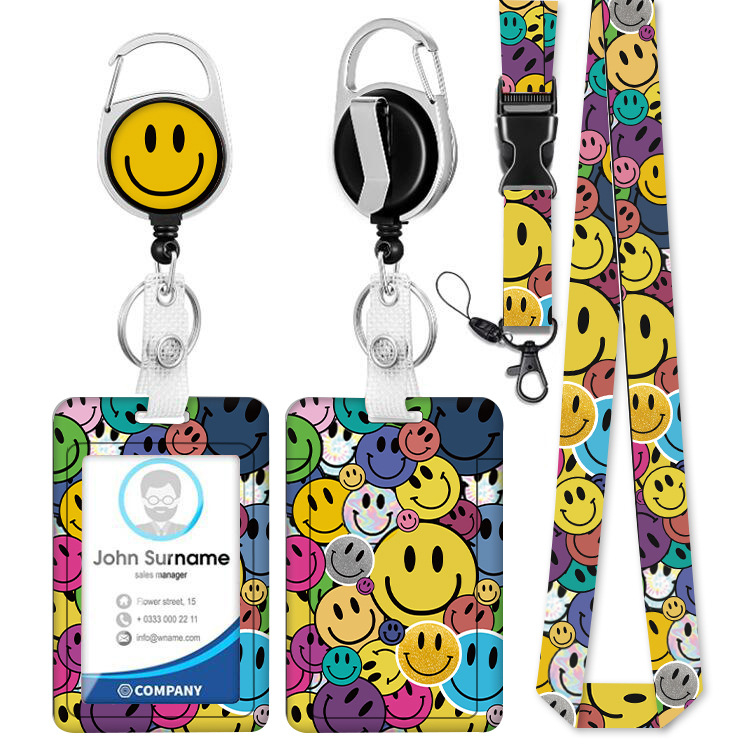 Държач за карти Tianjia, полиестер, креативен унисекс стил, индивидуално опакован