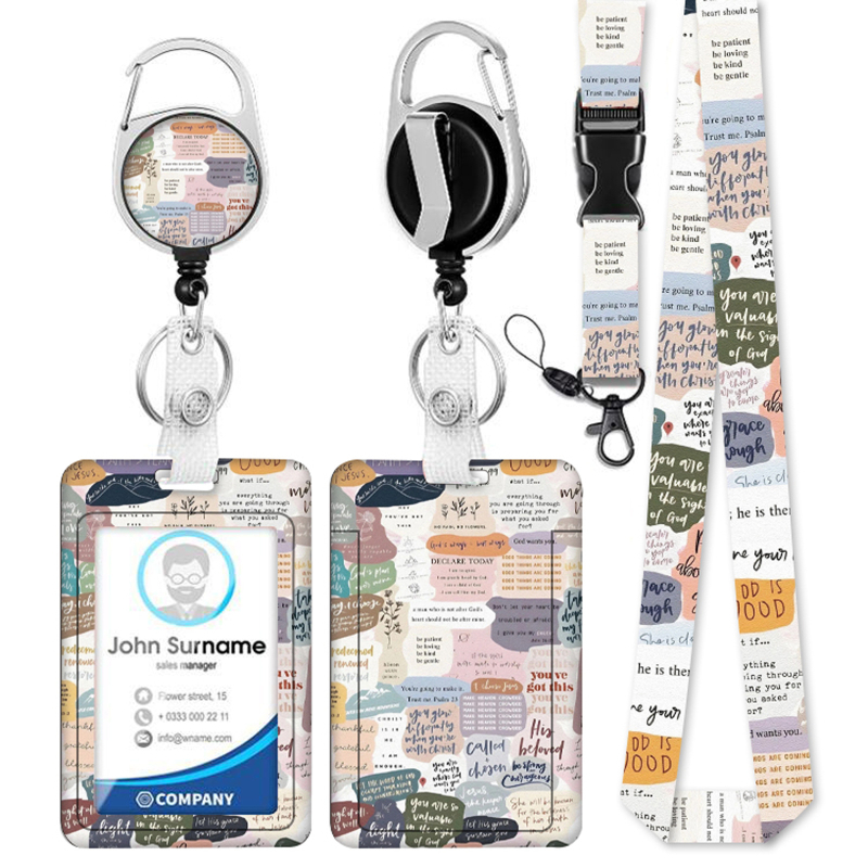 Държач за карти Tianjia, полиестер, креативен унисекс стил, индивидуално опакован