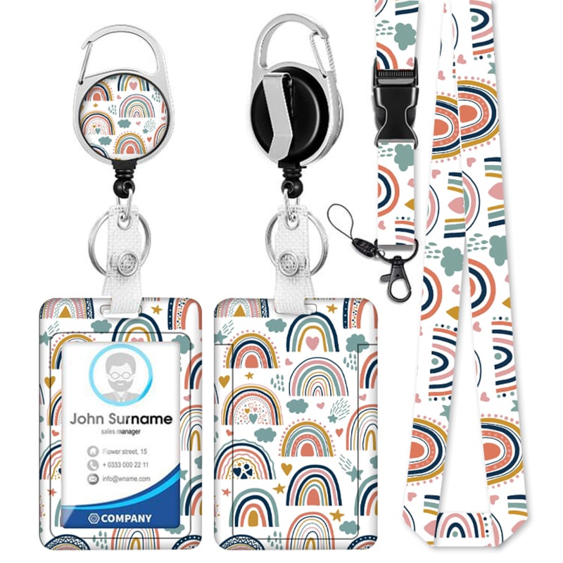 Държач за карти Tianjia, полиестер, креативен унисекс стил, индивидуално опакован