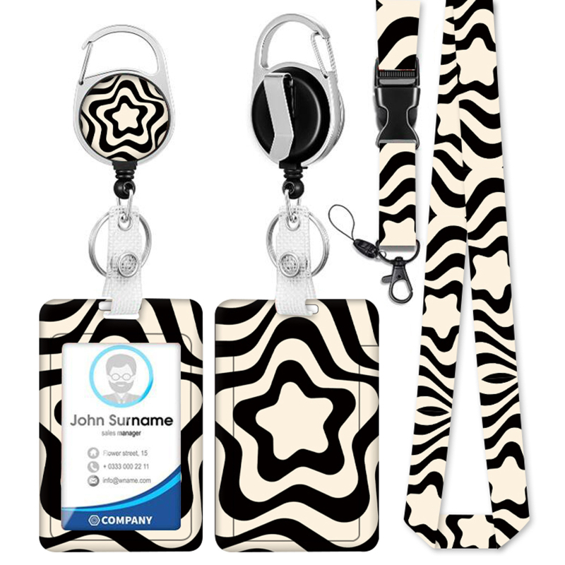 Държач за карти Tianjia, полиестер, креативен унисекс стил, индивидуално опакован