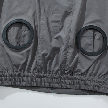 Ανδρικό προστατευτικό εργασιακό σακάκι με κοντό μανίκι, δροσιστικό πολυεστερικό ύφασμα, καλοκαίρι, για εργοστάσιο