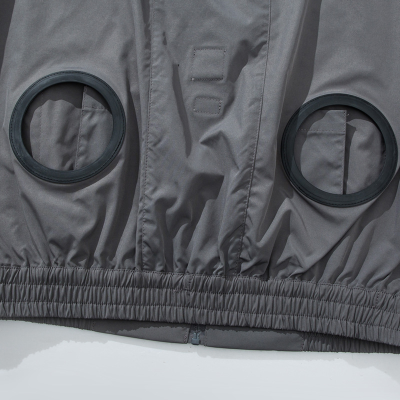 Ανδρικό προστατευτικό εργασιακό σακάκι με κοντό μανίκι, δροσιστικό πολυεστερικό ύφασμα, καλοκαίρι, για εργοστάσιο