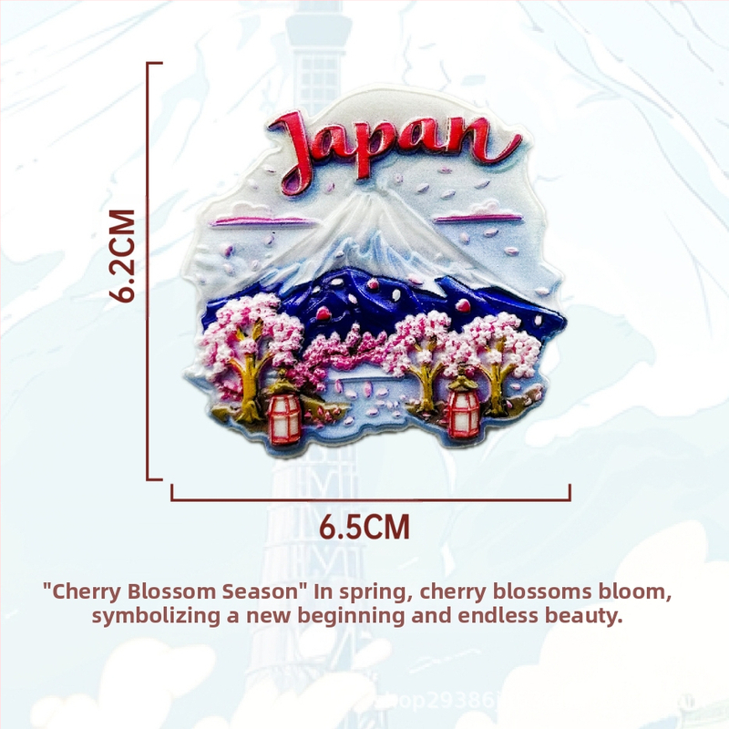 Μαγνητάκι ψυγείου για διακόσμηση σπιτιού — ρεαλιστικό στυλ, σκληρή ρητίνη, μάρκα Artriseartrise, προσωπικό δώρο για σπίτι, ταξίδι, αποφοίτηση