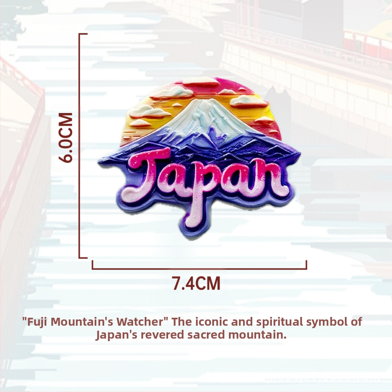 Μαγνητάκι ψυγείου για διακόσμηση σπιτιού — ρεαλιστικό στυλ, σκληρή ρητίνη, μάρκα Artriseartrise, προσωπικό δώρο για σπίτι, ταξίδι, αποφοίτηση