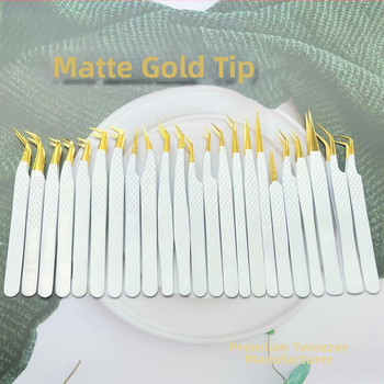 Пинсети за мигли – остър връх, антистатични, неръждаема стомана