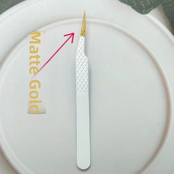 Пинсети за мигли – остър връх, антистатични, неръждаема стомана