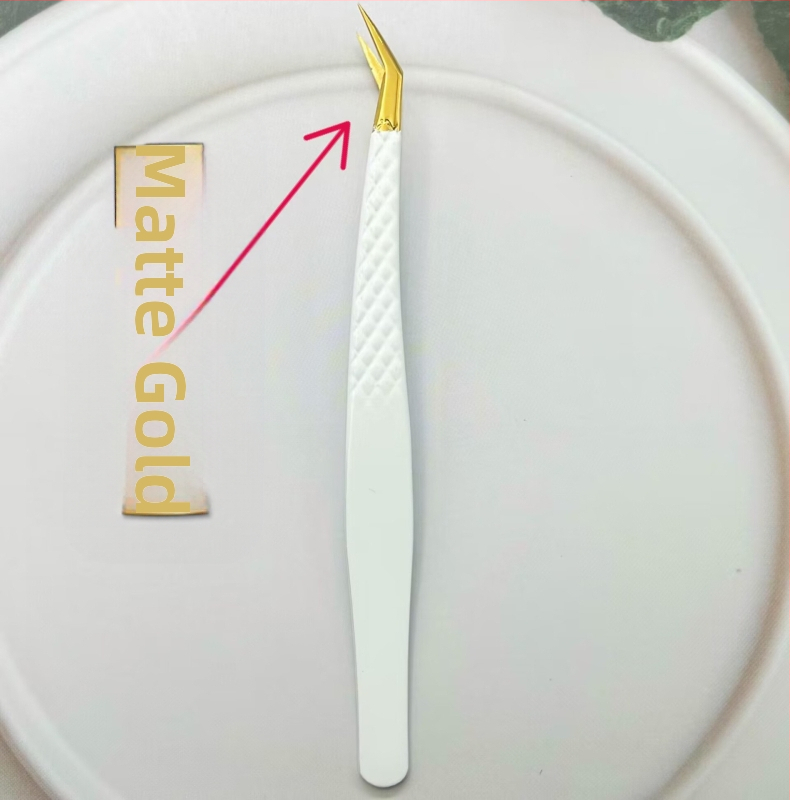 Пинсети за мигли – остър връх, антистатични, неръждаема стомана