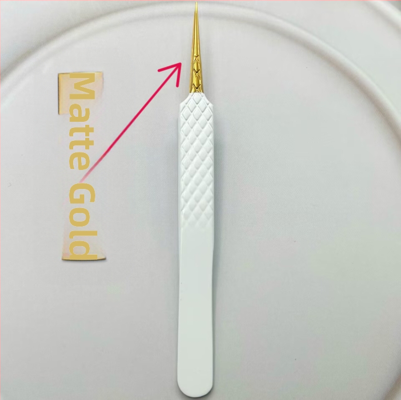 Пинсети за мигли – остър връх, антистатични, неръждаема стомана