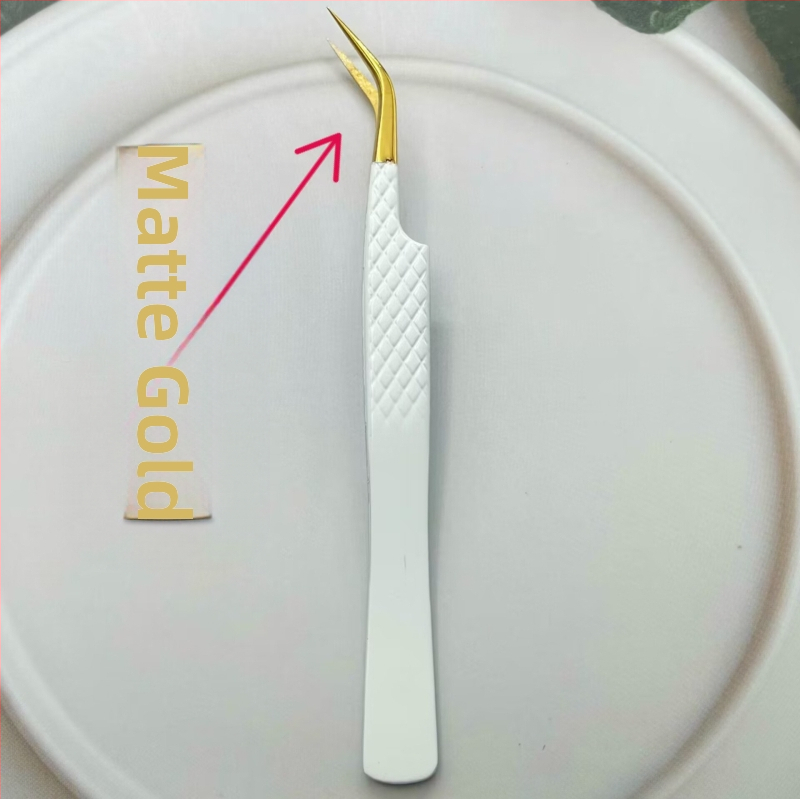 Пинсети за мигли – остър връх, антистатични, неръждаема стомана