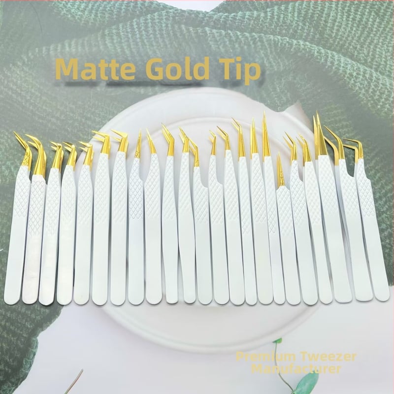 Пинсети за мигли – остър връх, антистатични, неръждаема стомана