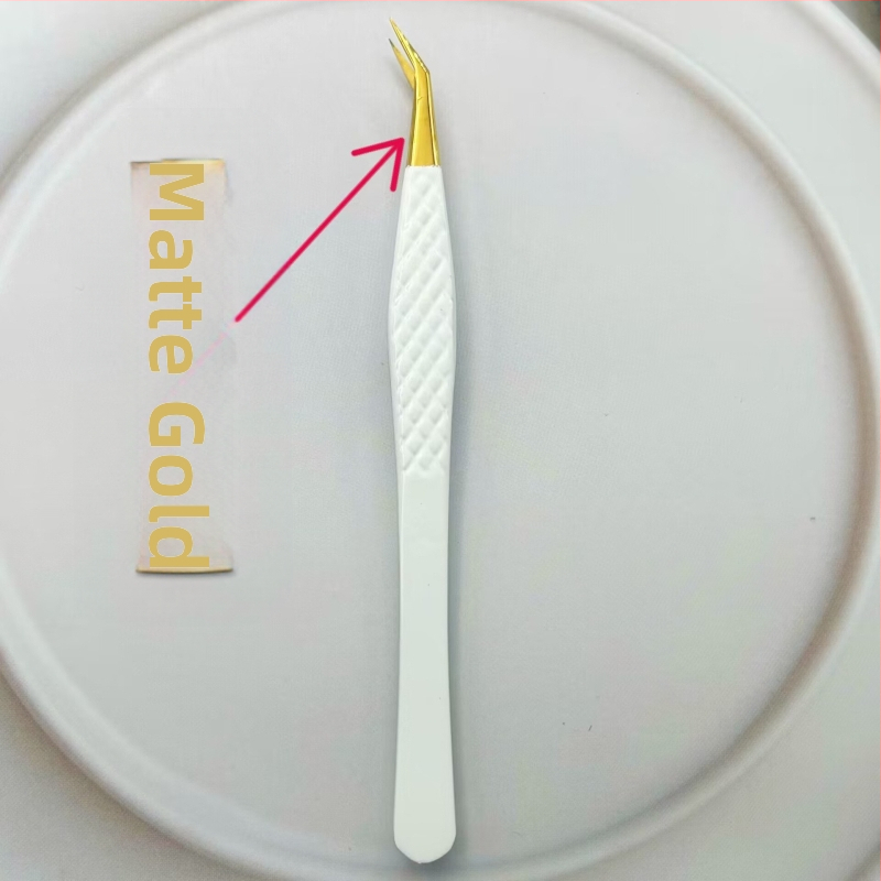 Пинсети за мигли – остър връх, антистатични, неръждаема стомана