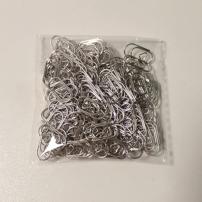 Mini szív alakú, fém papírklipsz, dobozos csomagolás, modell Mini Love Paper Clip