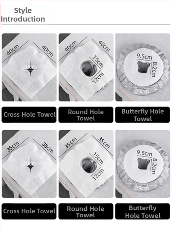 Πετσέτα μασάζ μίας χρήσης για κρεβάτι με κάλυμμα μαξιλαριού δίπλα στο κρεβάτι — Υλικό: Default item; Μάρκα: Other; Χρήση: κομμωτήριο/καλλυντικό σαλόνι