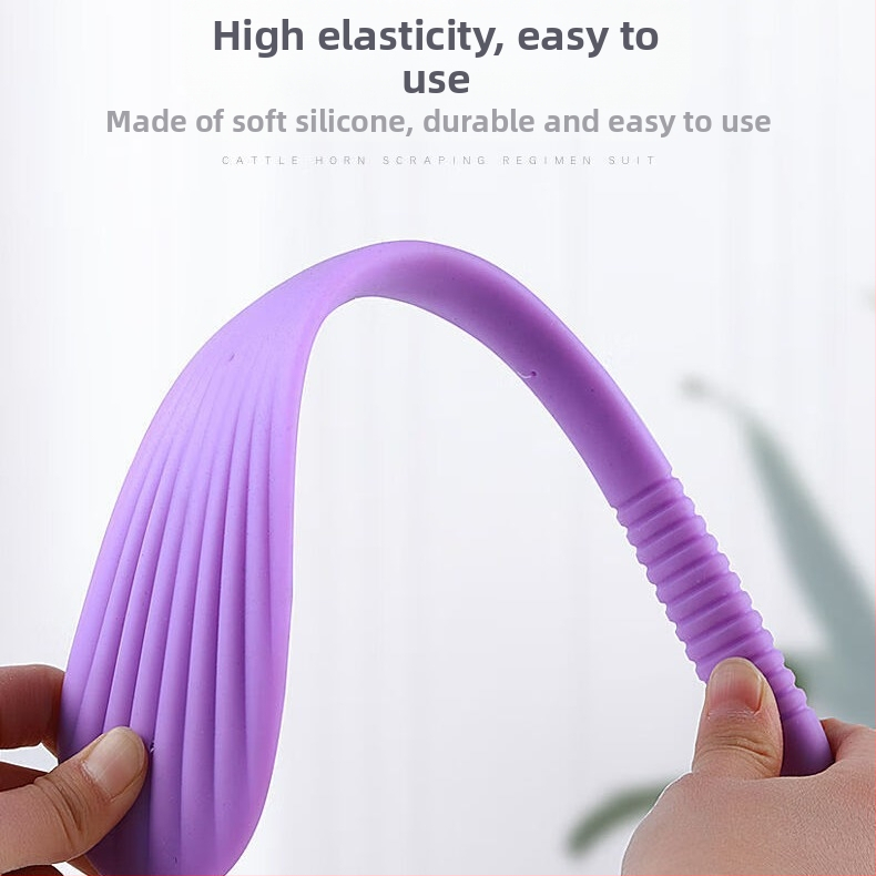 Weixuan Портативен пластмасов масажен чук за меридианно потупване и масаж на гръб за цялото тяло