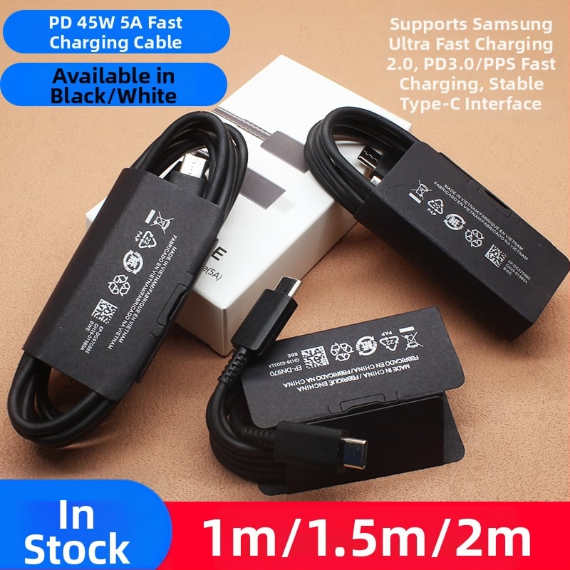 Type-C įkrovimo kabelis, Greita įkrova, 5A, TPE