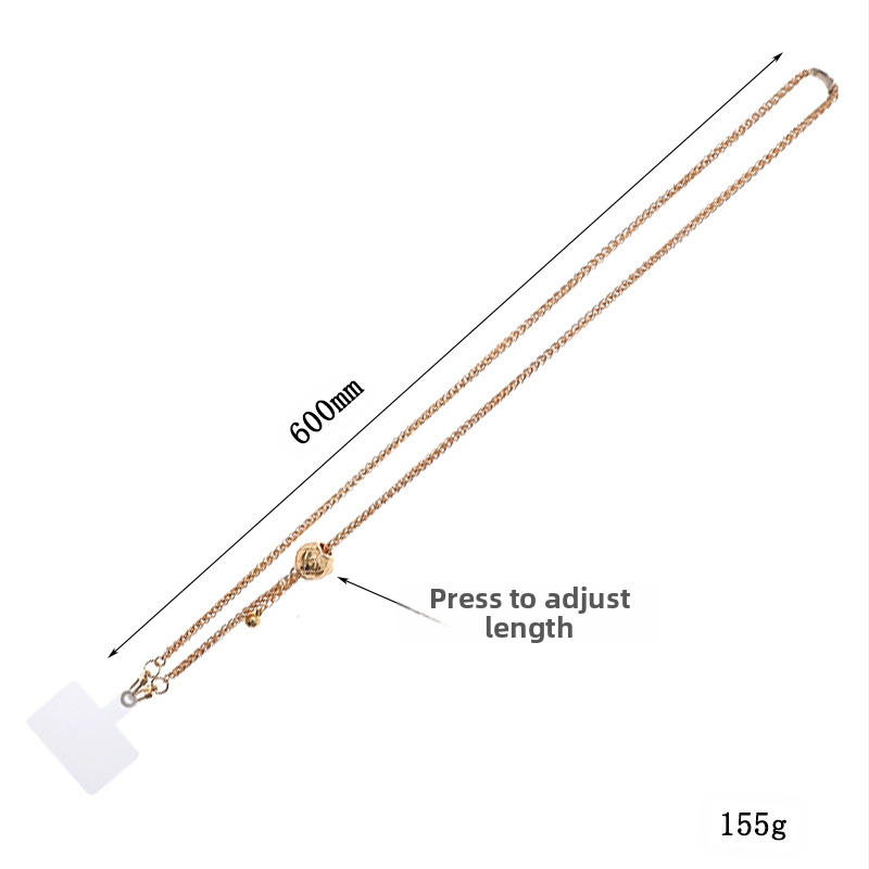 Презрамка за телефон с метална катарама, PU въже, ръчна изработка, дамски стил