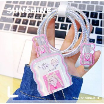 Apple 20W įkroviklio apsauginė dėžutė su kabelio apsaugos virvele iPhone 15