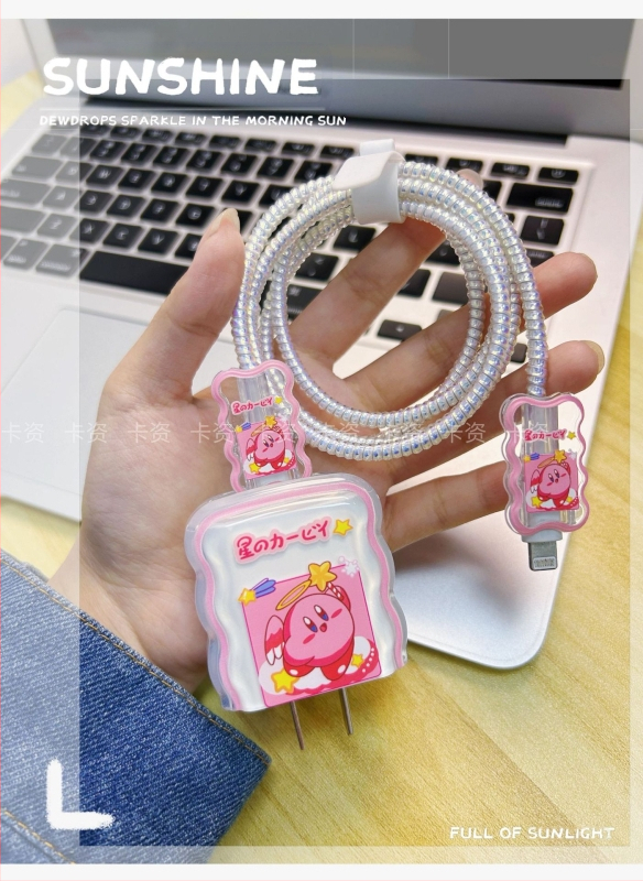 Apple 20W įkroviklio apsauginė dėžutė su kabelio apsaugos virvele iPhone 15