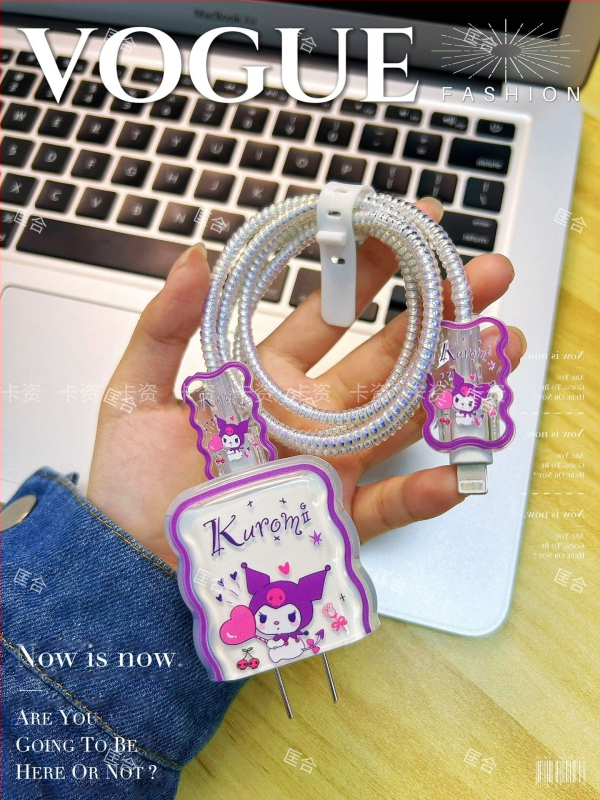 Apple 20W įkroviklio apsauginė dėžutė su kabelio apsaugos virvele iPhone 15