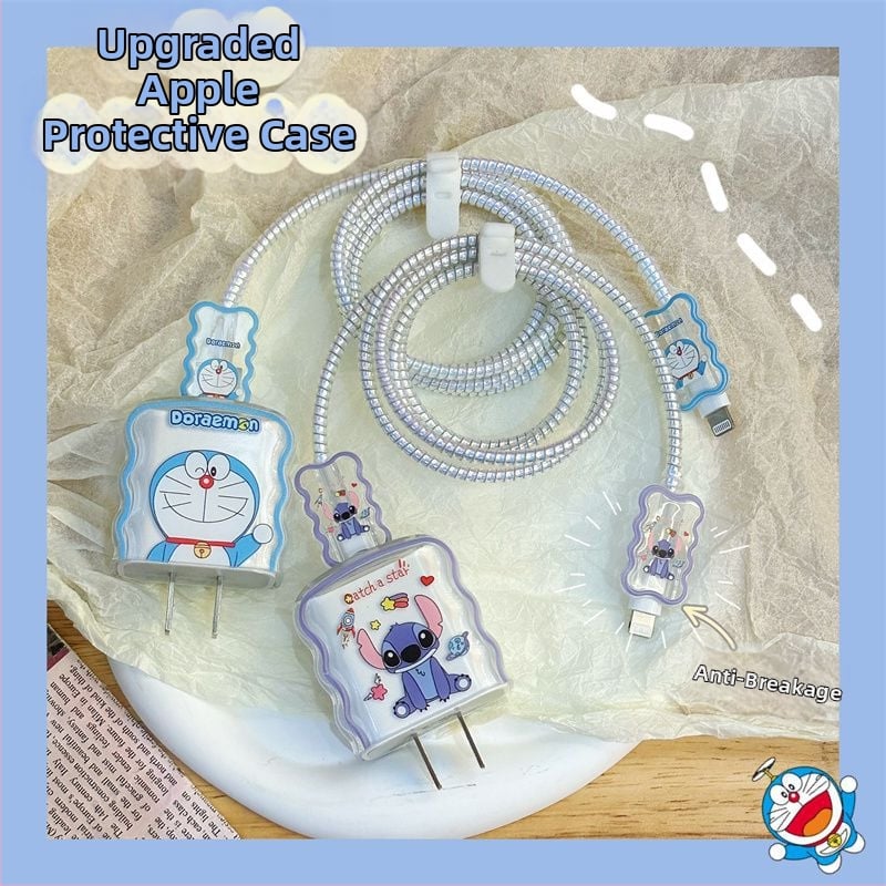 Apple 20W įkroviklio apsauginė dėžutė su kabelio apsaugos virvele iPhone 15