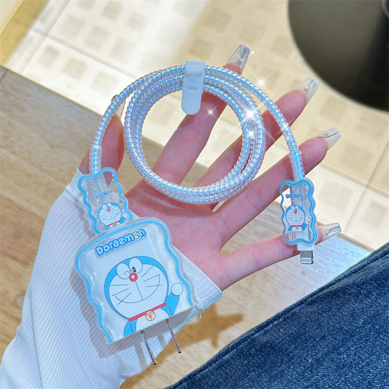 Apple 20W įkroviklio apsauginė dėžutė su kabelio apsaugos virvele iPhone 15