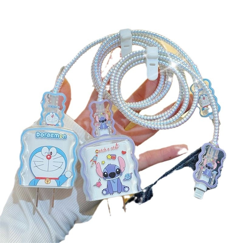 Apple 20W įkroviklio apsauginė dėžutė su kabelio apsaugos virvele iPhone 15