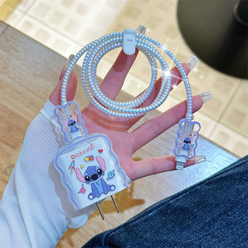 Apple 20W įkroviklio apsauginė dėžutė su kabelio apsaugos virvele iPhone 15