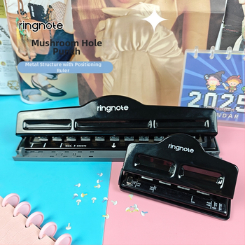 Négylyukas lyukasztó — kézi működtetés, 1–5 lapig, tömege 0,45 kg