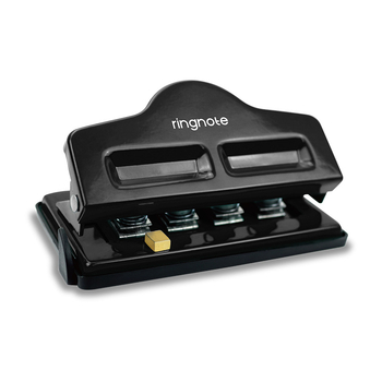 Négylyukas lyukasztó — kézi működtetés, 1–5 lapig, tömege 0,45 kg