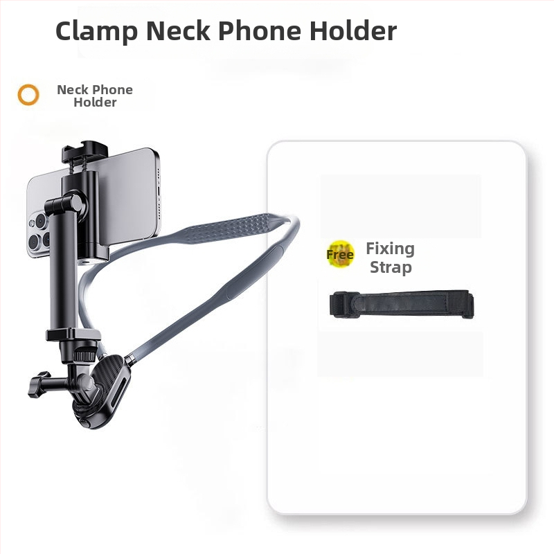 NOZI kaklo laikiklis sportinei kamerai – pirmojo asmens vaizdas, 360° įrašas su išmaniuoju telefonu, lydinio korpusas, pritaikymas palaikomas, vaizdo stabilizavimas