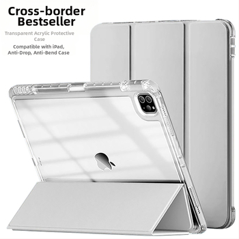 Θήκη iPad με συνθετικό δέρμα, ανάγλυφη υφή, μαγνητική βάση, ανθεκτική στις πτώσεις, διαχείριση θερμότητας