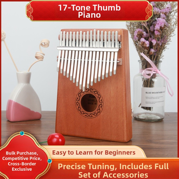 Wensheng Kalimba 17-Tone Thumb Piano – Επαγγελματικού επιπέδου όργανο, Μοντέλο 17 Tone, W-17T, Συσκευασία σε χαρτοκιβώτιο