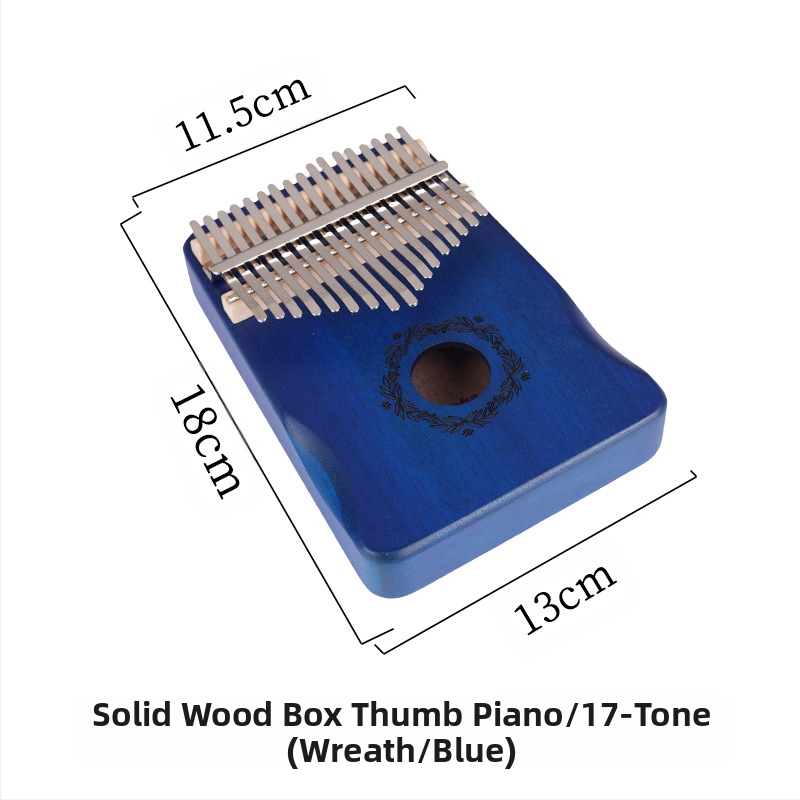 Wensheng Kalimba 17-Tone Thumb Piano – Επαγγελματικού επιπέδου όργανο, Μοντέλο 17 Tone, W-17T, Συσκευασία σε χαρτοκιβώτιο