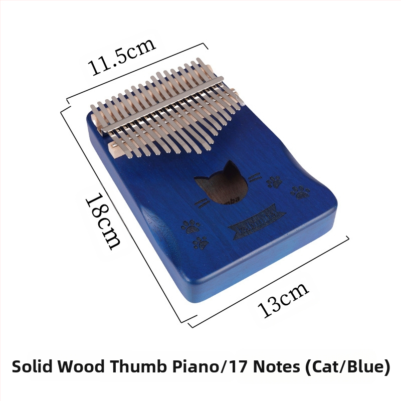 Wensheng Kalimba 17-Tone Thumb Piano – Επαγγελματικού επιπέδου όργανο, Μοντέλο 17 Tone, W-17T, Συσκευασία σε χαρτοκιβώτιο