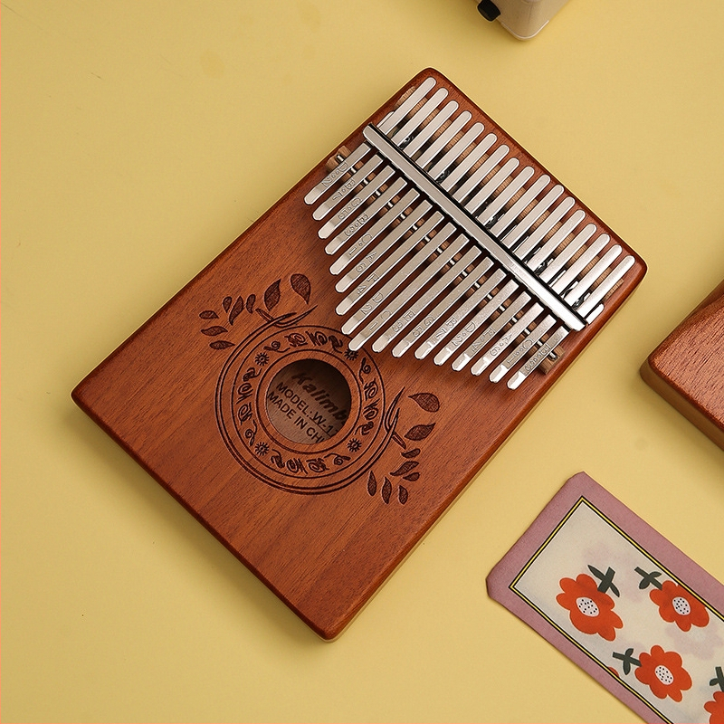 Wensheng Kalimba 17-Tone Thumb Piano – Επαγγελματικού επιπέδου όργανο, Μοντέλο 17 Tone, W-17T, Συσκευασία σε χαρτοκιβώτιο