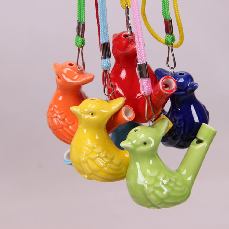 Σφυριχτήρα για υδροβιτικά πουλιά από γυαλισμένη πορσελάνη, κεραμική τέχνη, μοντέρνος μινιμαλιστικός σχεδιασμός, τυποποιημένη συσκευασία