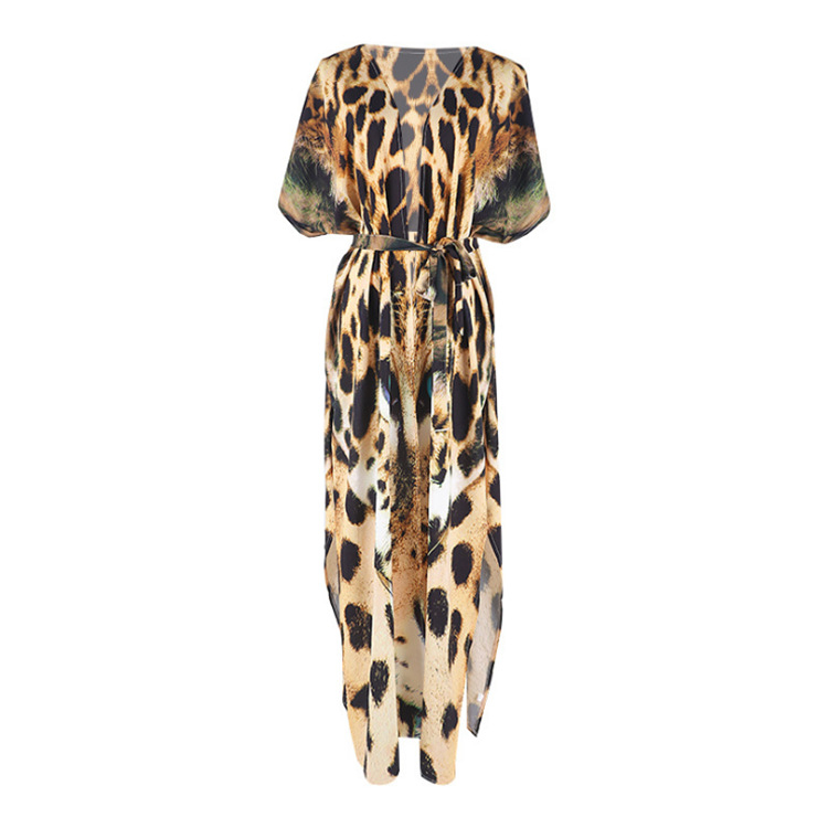 Плажна рокля за покриване на тялото с четирипосочно разтягане, 100% полиестер, 220 g/m², подплата полиестер, за възрастни жени, подходяща за плуване и плаж.