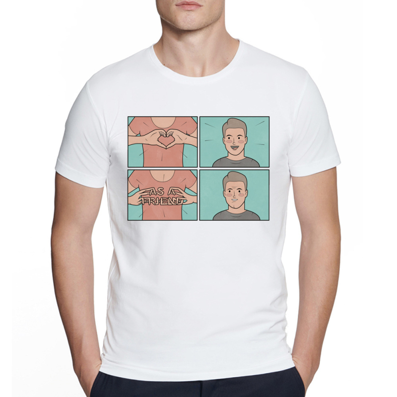 Medvilninė marškinėliai su Fibonacci sekos spauda – apvalus kaklas, trumpomis rankovėmis