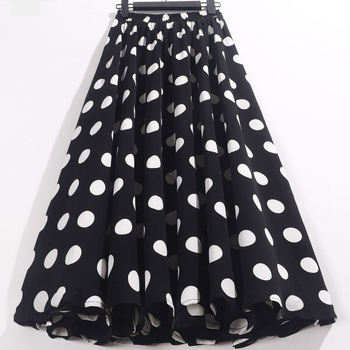 Midi A‑линейна дълга пола с ластична талия, деним смес (акрил + полиестер), лято 2024