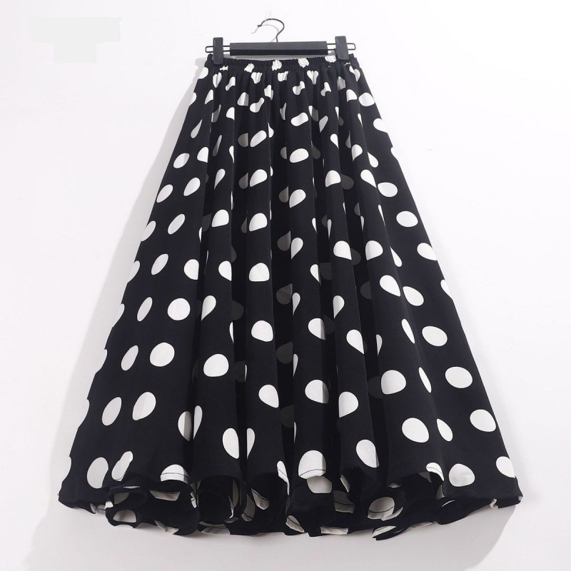 Midi A linijos ilgas sijonas su elastine juosta, denim mišinys (akrilas + poliesteris), vasara 2024