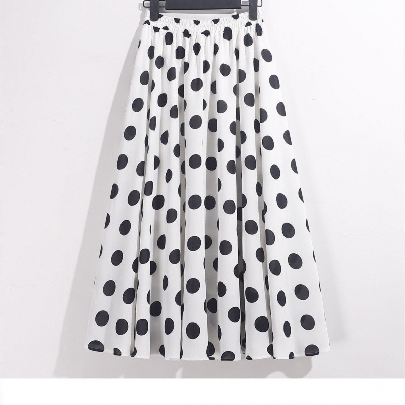 Midi A linijos ilgas sijonas su elastine juosta, denim mišinys (akrilas + poliesteris), vasara 2024